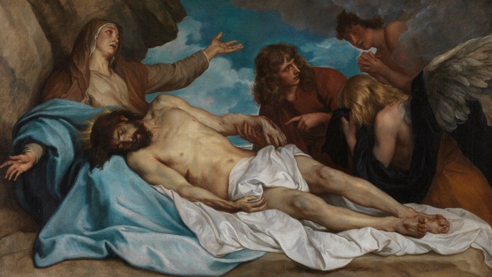 Anthony van Dyck  Il compianto sul Cristo morto (1634 – 1635) Olio su tela, Anversa, KMSKA Royal Museum of Fine Arts Antwerp (KMSKA)