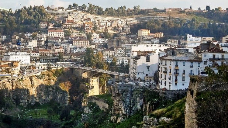 Vue sur Constantine, en Algérie