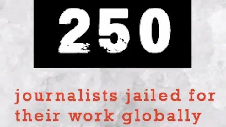 250 journalists jailed in 2019
