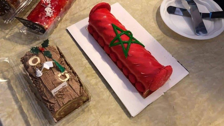 Dolci tipici marocchini che i giovani cattolici e musulmani si sono scambiati nell'incontro
