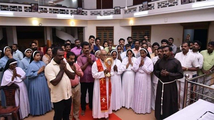 In einer Pfarrei in Kerala