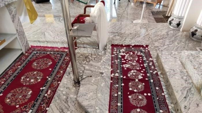 Sacred hosts scattered on the ground in St. Francis Assisi Church in Kengeri, Bangalore. 
