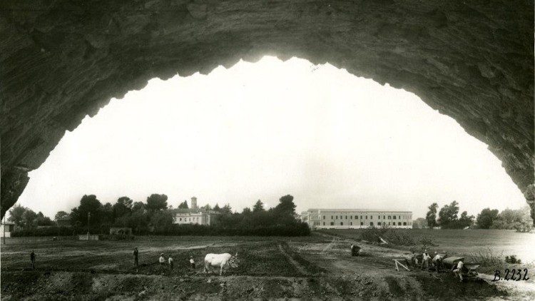 L'Istituto Salesiano Pio XI a Roma in una foto d'epoca