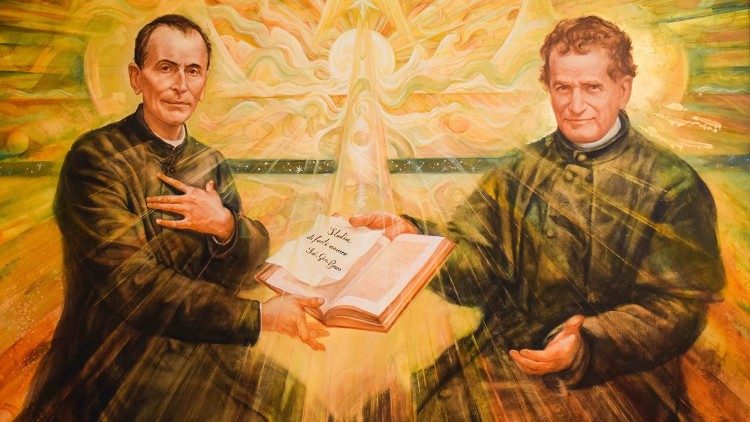 Don Bosco y Miguel Rua  