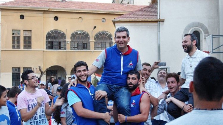 Misioneros salesianos en Congreso Mundial jóvenes en Damasco