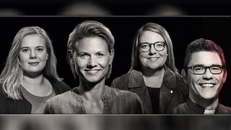 Die vier Influencer aus dem Bistum Münster