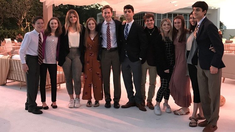 In Abu Dhabi, students from Notre Dame School in Cleveland, USA