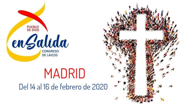 Logo of the Pueblo de Dios En Salida Conference in Madrid