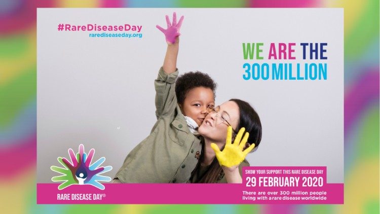 A poster for Rare Disease Day , Feb. 29, 2020. 