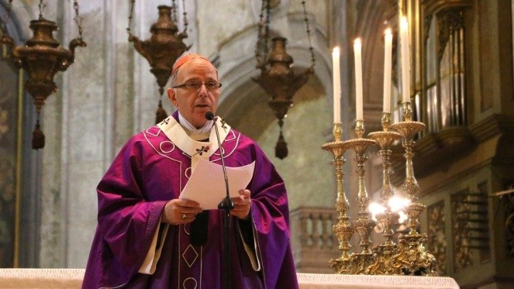 Le cardinal Manuel José Macário do Nascimento Clemente, patriarche de Lisbonne, en mars 2020