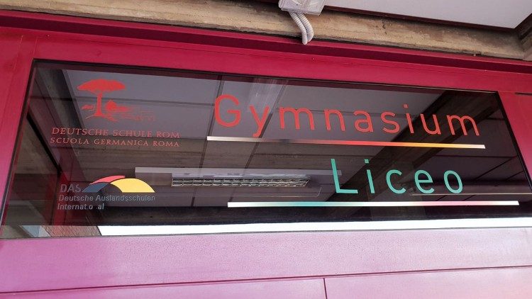 Eingang zur Deutschen Schule in Rom