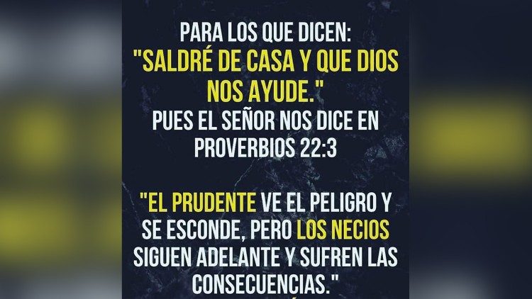 Un mensaje en estos días de pandemia