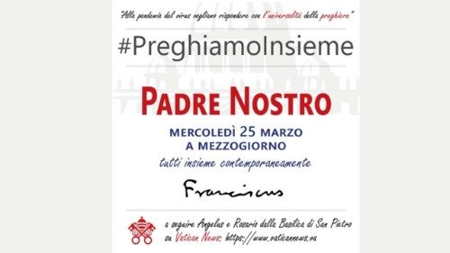 "Padre Nostro". Oggi alle 12 tutti i cristiani in preghiera contro la pandemia