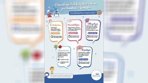 Coronavirus: al Bambin Gesù consulenze a distanza 