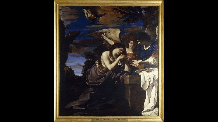 Giovan Francesco Barbieri “il Guercino” (1591-1666), S. María Magdalena Penitente, retablo para la iglesia de S. María Magdalena en el Corso, óleo sobre tela, 1622, pinacoteca de los Museos Vaticanos. ©Musei Vaticani
