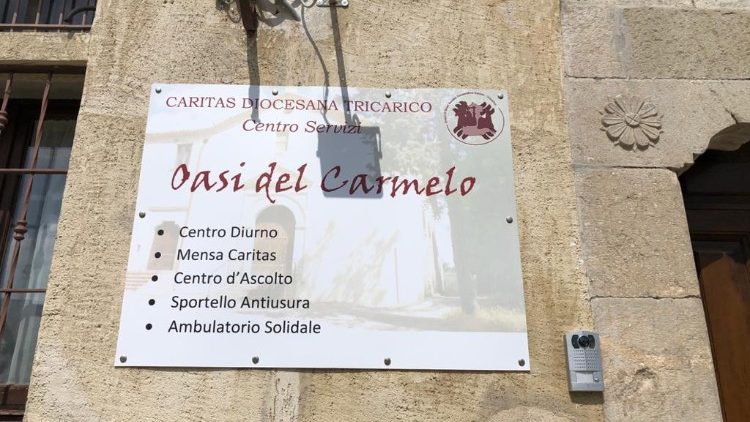 L'ingresso dell' oasi del Carmelo a Tricarico 