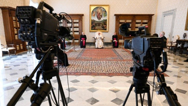 Pope Francis during his weekly General Audience