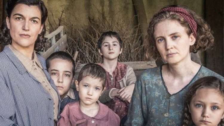 Protagonisti della serie tv "la guerra è finita", foto Rai