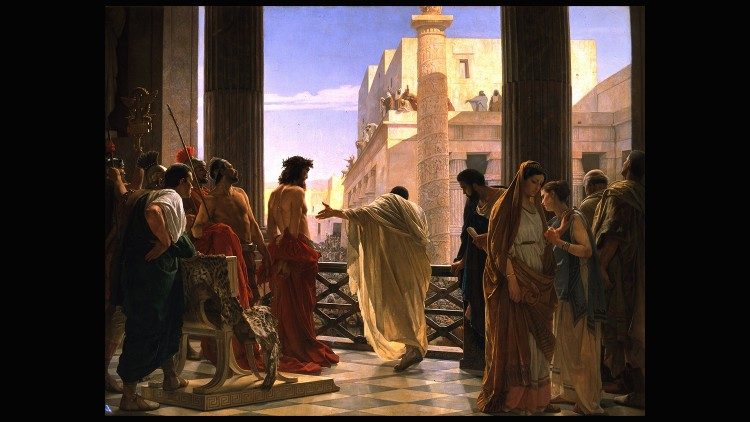 Antonio Ciseri, Ecce homo, 1891, Galleria d'Arte Moderna, Palazzo Pitti