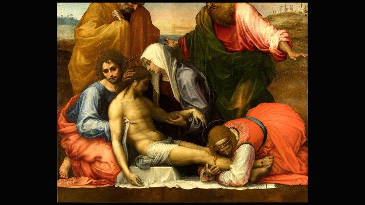 Baccio Della Porta detto Fra' Bartolomeo, Compianto sul Cristo morto, 1511- 1512, Galleria Palatina, Palazzo Pitti