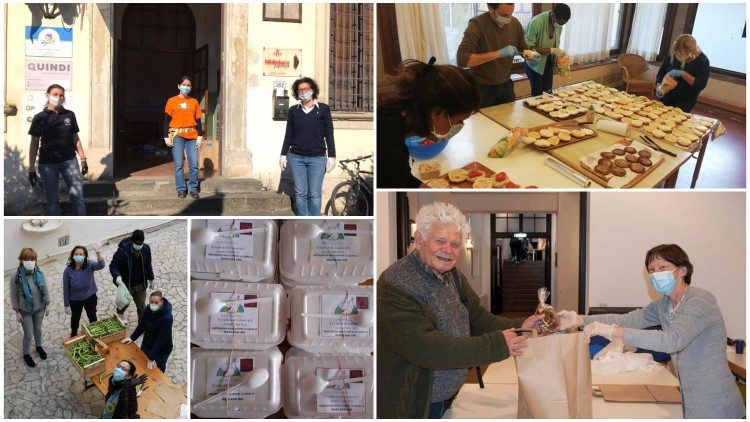 Pascua solidaria con los miembros de Sant'Egidio de varios países del mundo.