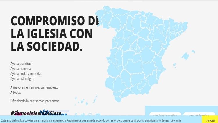Iglesia solidaria en España.
