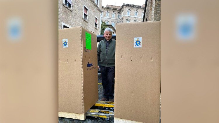 Pomoc Franciszka dla ukraińskich uchodźców 