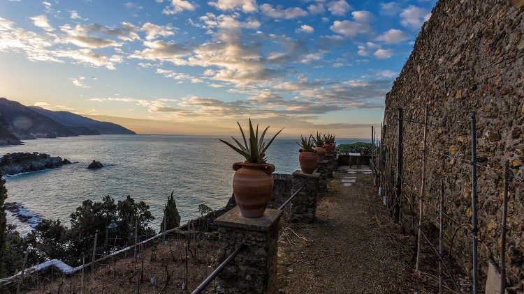Veduta sul panorama dal Convento francescano di Monterosso