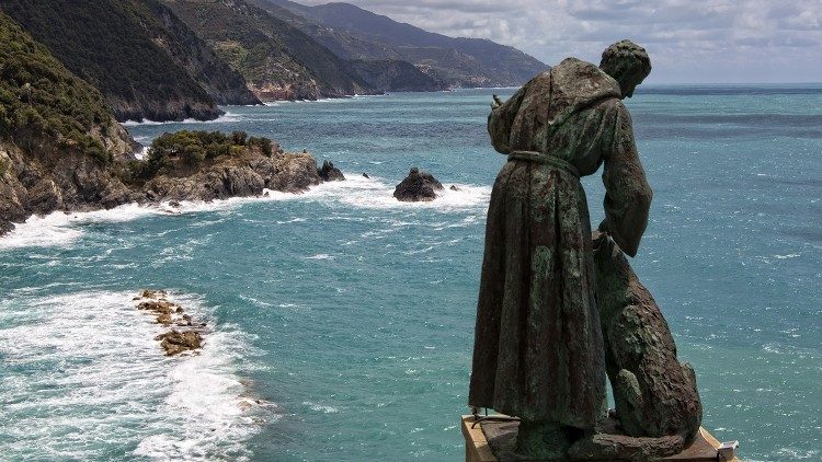 Veduta sul panorama dal Convento francescano di Monterosso