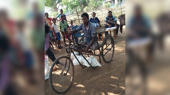 एक लाभार्थी 