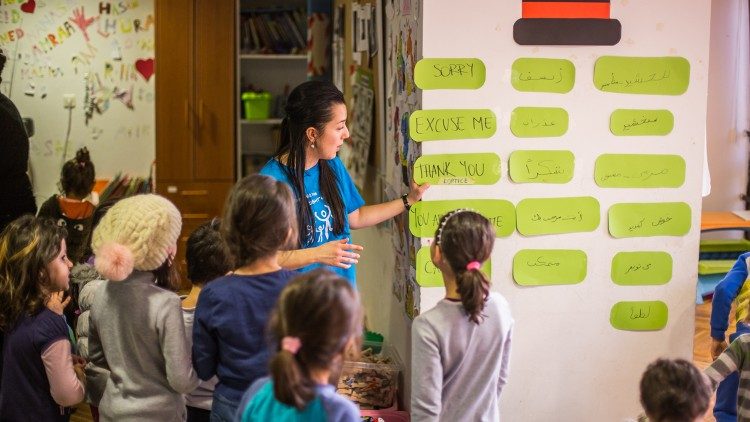 Jesuit Refugee Service working with children