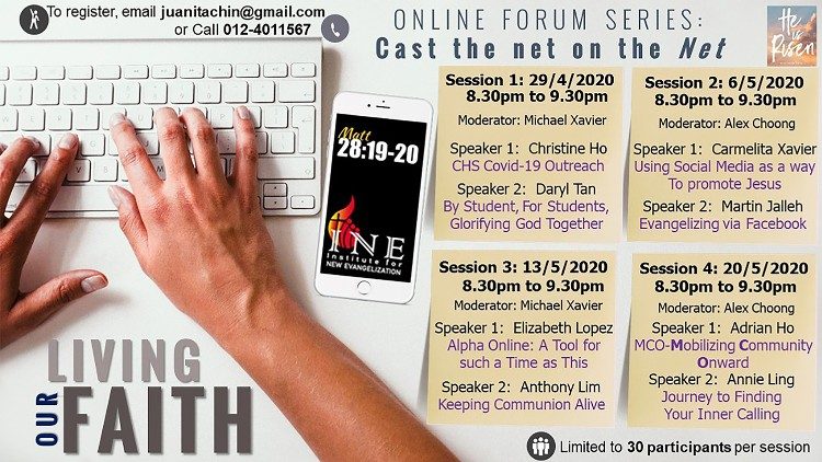 Malaysia Church's "Cast the Net on the Net" forum (photo: Institute for New Evangelization)