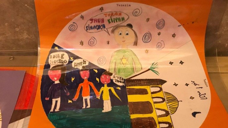 A child's depiction of interreligious dialogue