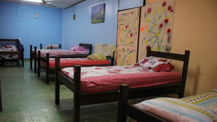 Hogar para personas de la calle en Ciudad de Panamá.
