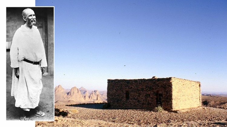 Charles de Foucauld y su ermita de Tamanrasset.