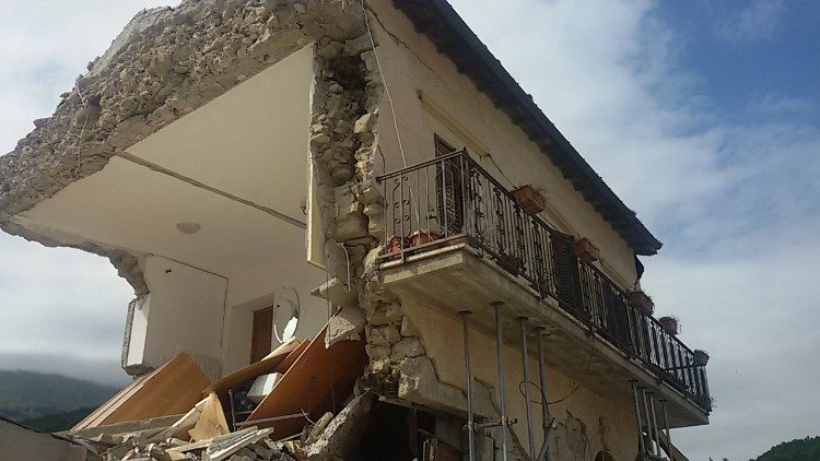 Zona rossa di Pescara del Tronto (ph. di A. Palermo, 2020)
