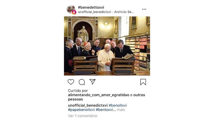 Visita de Bento XVI à Biblioteca