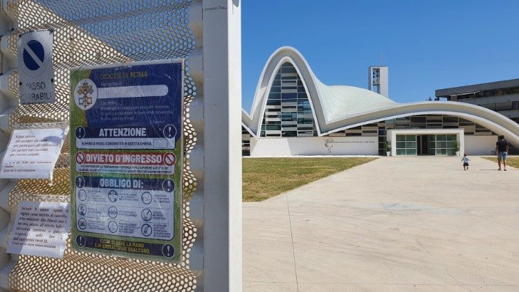 Medidas devem estar bem visíveis, como já acontece na Itália, na Paróquia de São Pio de Pietrelcina, em Roma