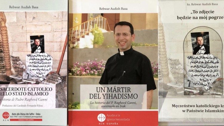 Première de couverture du livre sur le père Ragheed