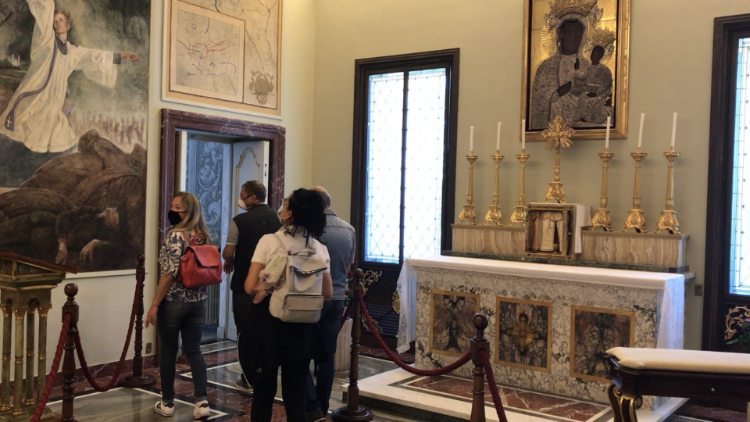 Im Sommersitz der Päpste in Castel Gandolfo