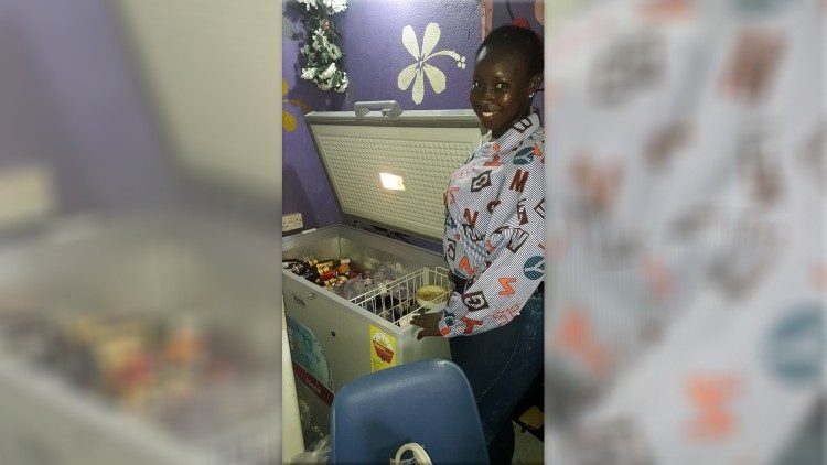 Augusta en su restaurante. Su primer sueño 