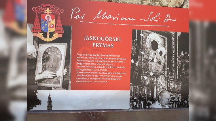 Wystawa plenerowa o prymasie Wyszyńskim na Jasnej Górze