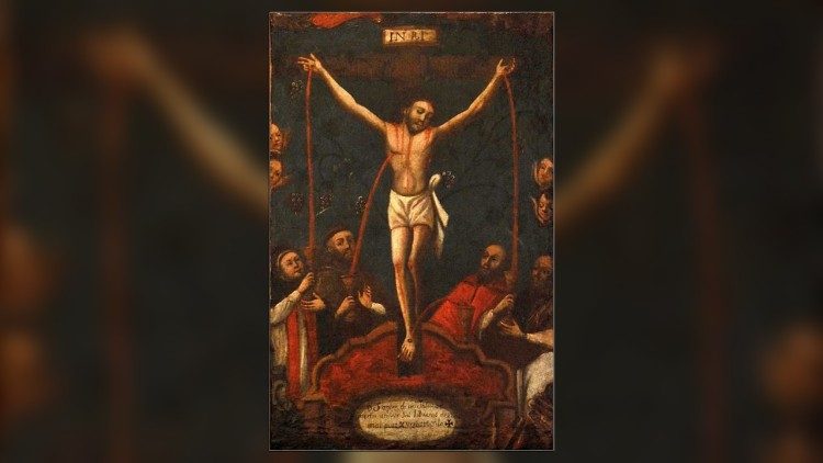 Jesus am Kreuz