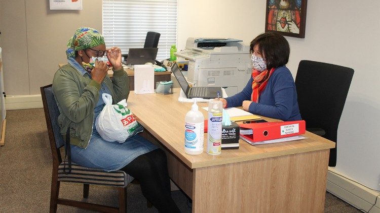 Departamento "Migrantes e Refugiados" de Joanesburgo, na África do Sul