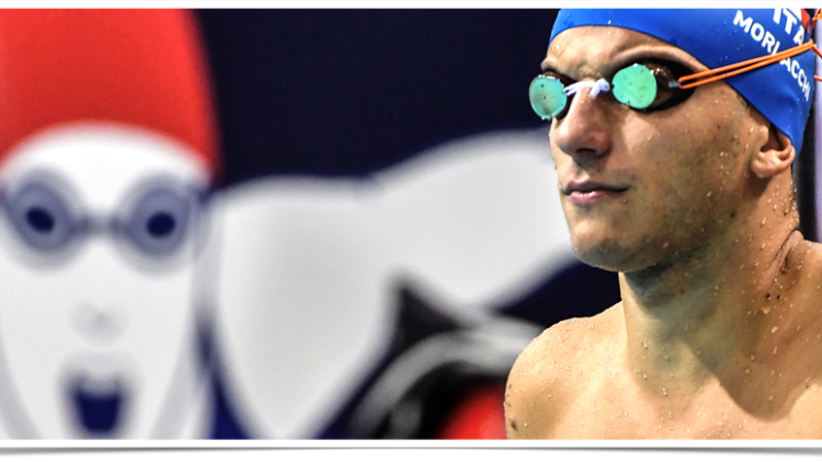 Federico Morlacchi ha donato  il costume, la cuffia e gli occhialini indossati nei 100 farfalla (categoria S9) per vincere i Campionati del Mondo di nuoto paralimipico  Londra 2019