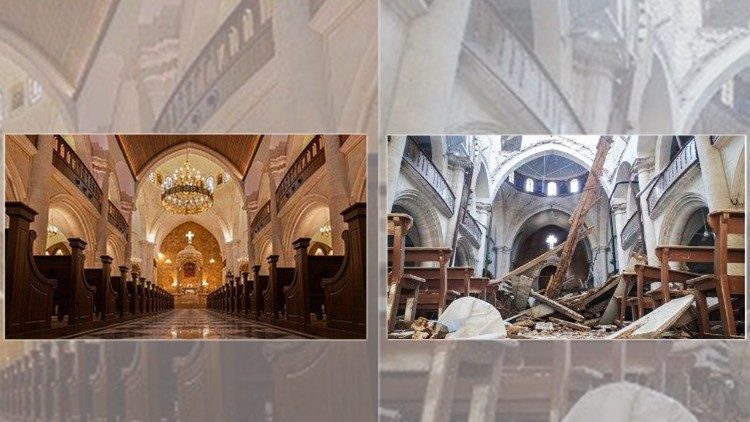 Die maronitisch-katholische Elia-Kirche von Aleppo konnte restauriert und Ende Juli wieder geweiht werden