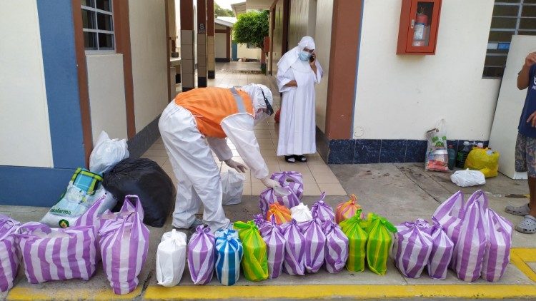 Comida para los más necesitados de la pandemia.