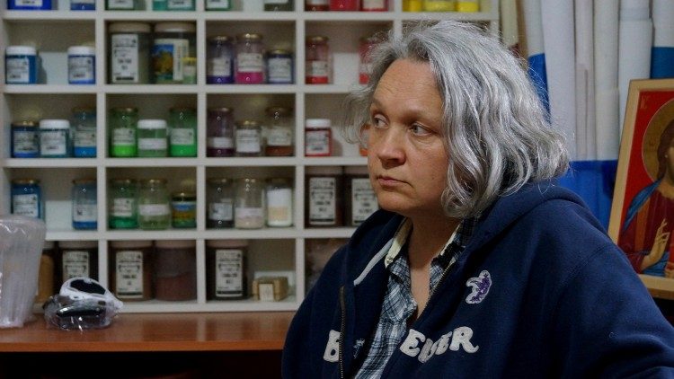 Anastasija Kretingos pranciškonų ikonų dirtbtuvėje