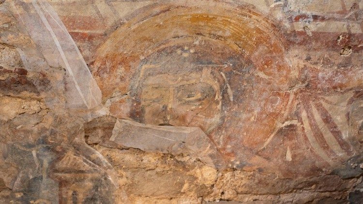 I lacerti di affresco rinvenuti sotto i mosaici della Basilica di Torcello