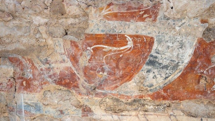 I lacerti di affresco rinvenuti sotto i mosaici della Basilica di Torcello